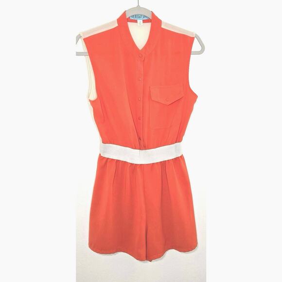 Dina Be Pants - Womens Dina be orange romper size small